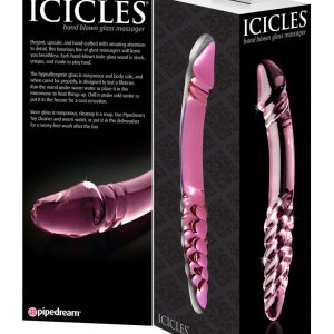 Icicles Glasdildo - Heiß & Kalt, Handgefertigt