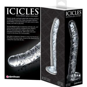 Icicles Glasdildo - Heiß und kalt genießen!