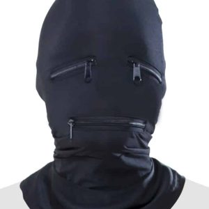 Fetish Fantasy Series Zipper Face Hood - Leichte Kopfmaske mit Reißverschlüssen (70 Zeichen)