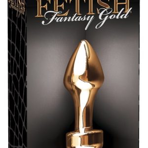 Fetish Fantasy Gold - Goldener Analplug mit Schmuckstein