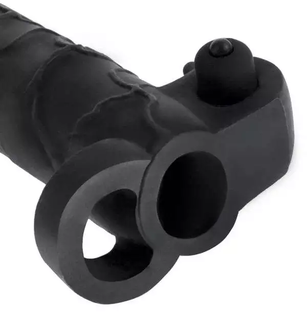 Fantasy X-TENSIONS - Penisverlängerung mit Vibration Hautfarben dunkel/Schwarz Fantasy X-TENSIONS - Penisverlängerung mit Vibration Hautfarben dunkel/Schwarz