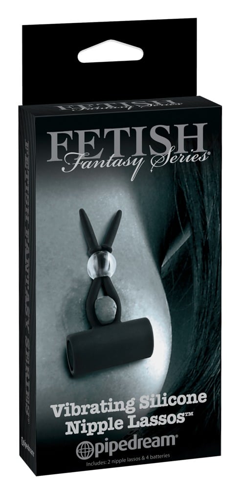 Fetish Fantasy Nipple Lassos - Kribbelnde Stimulation für die Nippel Schwarz/Transparent