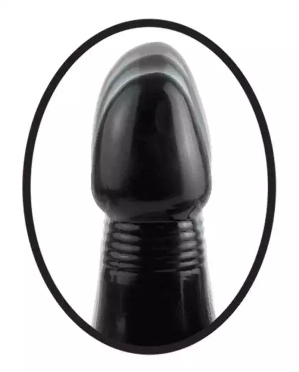 Analfantasy Collection - Vibrating Thruster: Stoßfunktion, 7 Vibrationsmodi Schwarz/Silber
