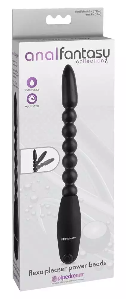 Analfantasy Collection Flexa-Pleaser Power Beads - Flexibler Analvibrator