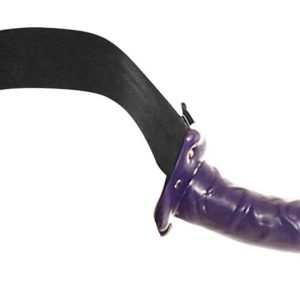 Fetish Fantasy Series - Hohler Naturdildo mit Umschnallgurt Lila/Schwarz