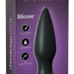 Anal Fantasy Elite - Leiser Analplug, wasserdicht, 7 Vibrationsmodi Schwarz/Silber