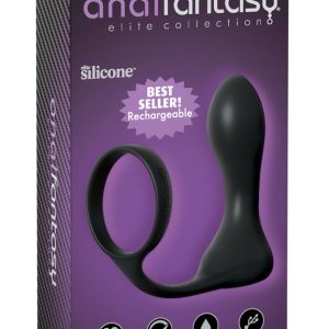 Anal Fantasy Elite - Ass-Gasm Pro: Explosive Orgasmen und Prostatastimulation Schwarz/Silber