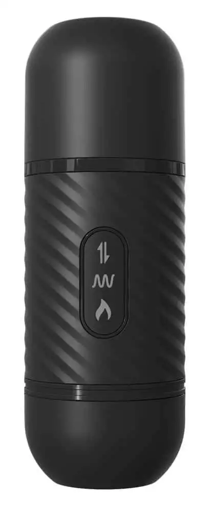 Anal Fantasy Elite - Stoßvibrator mit Heizfunktion und Fernbedienung Schwarz