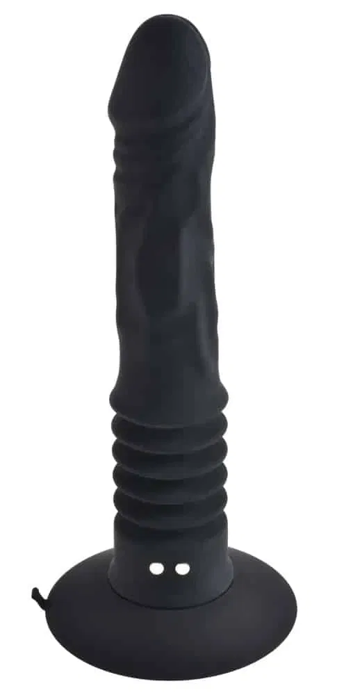 Anal Fantasy Elite - Stoßvibrator mit 11 Modi, Saugfuß, Elite Silikon Schwarz Anal Fantasy Elite - Stoßvibrator mit 11 Modi, Saugfuß, Elite Silikon Schwarz