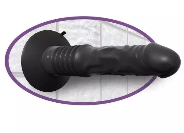 Anal Fantasy Elite - Stoßvibrator mit 11 Modi, Saugfuß, Elite Silikon Schwarz Anal Fantasy Elite - Stoßvibrator mit 11 Modi, Saugfuß, Elite Silikon Schwarz