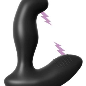 Anal Fantasy Elite - Prostate Vibe: Elektrostimulation für intensive Orgasmen Schwarz/Silber