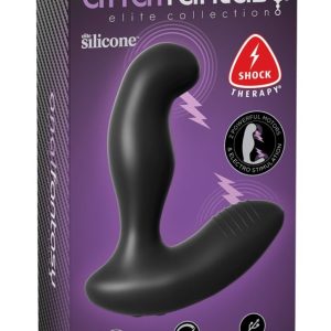 Anal Fantasy Elite - Prostate Vibe: Elektrostimulation für intensive Orgasmen Schwarz/Silber