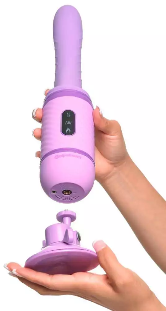 Fantasy For Her Love Thrust-Her - Vibrator mit Stoß- und Heizfunktion lila, schwarz Fantasy For Her Love Thrust-Her - Vibrator mit Stoß- und Heizfunktion lila, schwarz