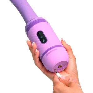 Fantasy For Her Love Thrust-Her - Vibrator mit Stoß- und Heizfunktion lila, schwarz