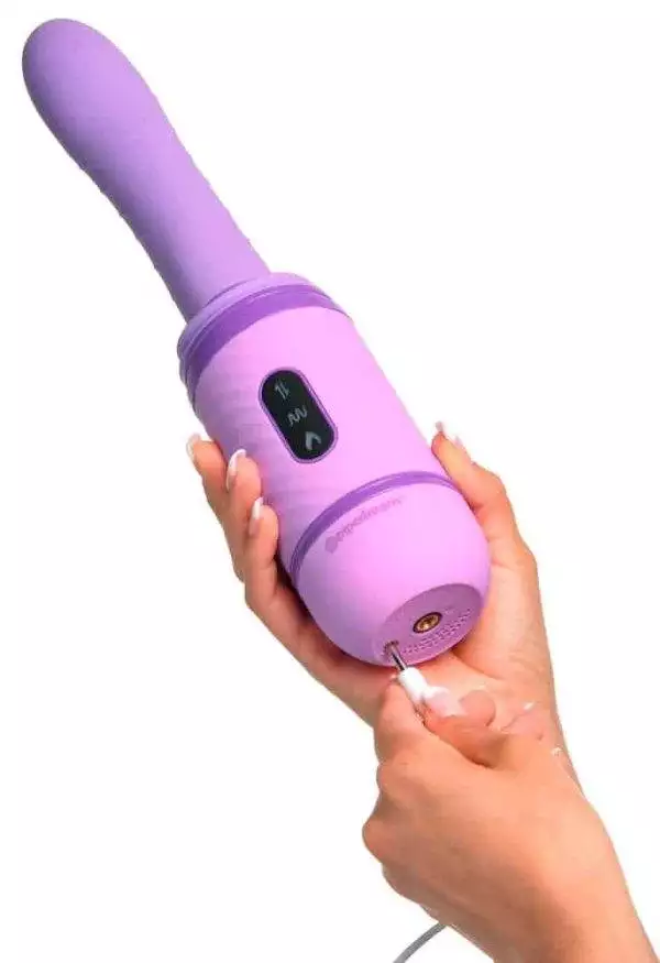 Fantasy For Her Love Thrust-Her - Vibrator mit Stoß- und Heizfunktion lila, schwarz Fantasy For Her Love Thrust-Her - Vibrator mit Stoß- und Heizfunktion lila, schwarz