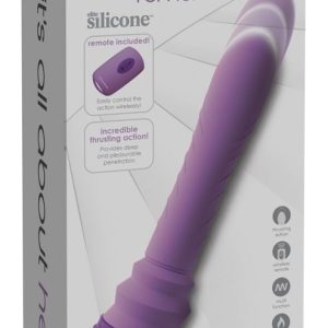 Fantasy For Her Love Thrust-Her - Vibrator mit Stoß- und Heizfunktion lila, schwarz