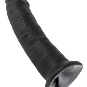 King Cock Naturdildo - Realistisch, mit Saugfuß und Strap-on-kompatibel Dark