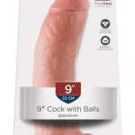 King Cock Naturdildo mit Saugfuß Flesh