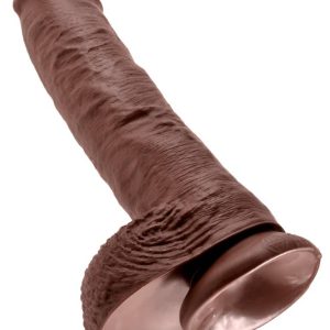 King Cock Realistischer Dildo | Mit Saugfuß | Strap-on kompatibel Brown