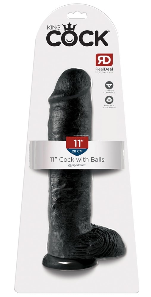 King Cock - Hyperrealistischer Naturdildo Dark