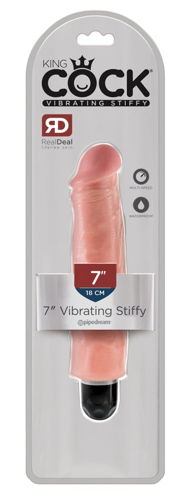 King Cock Naturvibrator - Stiffy mit Vibrobullet Light