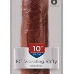 King Cock Naturvibrator - Stiffy mit Multispeed-Vibration (31 cm) Brown