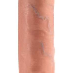 King Cock Uncut Light - Realistischer Naturdildo mit beweglicher Vorhaut Light