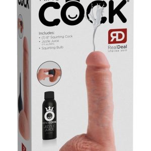 King Cock - Spritzender Dildo mit realistischem Design