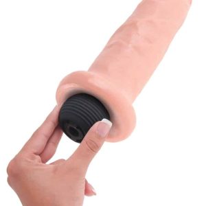 King Cock Spritzender Dildo - Hyperrealistisch, inklusive künstliches Sperma und Toycleaner