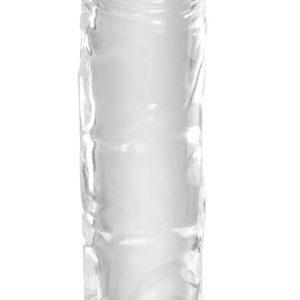 King Cock Clear - Durchsichtiger Naturdildo mit Saugfuß und Strap-on-Kompatibilität