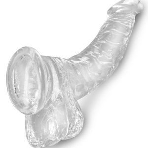 King Cock Clear - Naturdildo mit Saugfuß und Strap-on-Kompatibilität