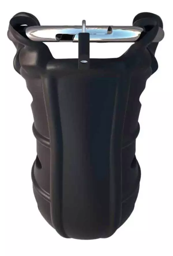 Fantasy C-Ringz - Keuschheitskäfig mit Metall-Schloss und 2 Schlüsseln Schwarz/Silber