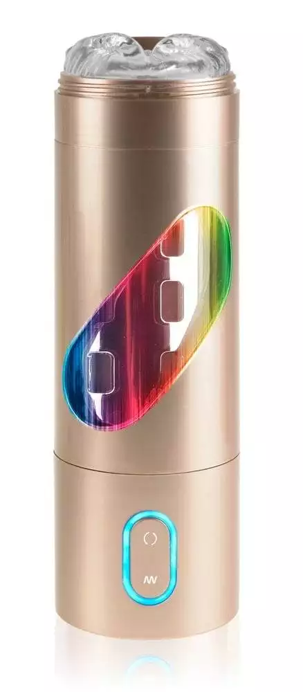 Pipedream Extreme Toyz - Roto-Bator Anus Massager Transparent/Gold