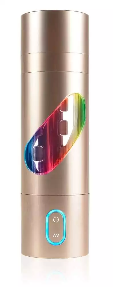 Pipedream Extreme Toyz - Roto-Bator Anus Massager Transparent/Gold