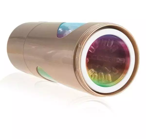 Pipedream Extreme Toyz - Roto-Bator Anus Massager Transparent/Gold