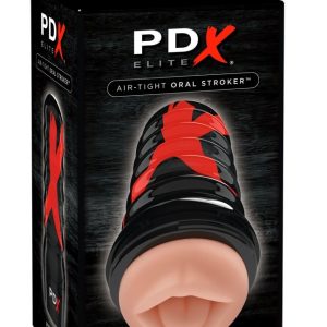 PDX Elite Oral Stroker - Realistischer Masturbator für ein intensives Blowjob-Feeling Hautfarben hell/Schwarz