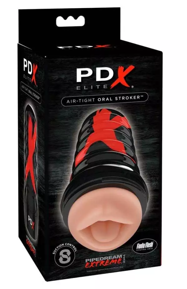 05428650000_verp PDX Elite Oral Stroker - Realistischer Masturbator für ein intensives Blowjob-Feeling Hautfarben hell/Schwarz