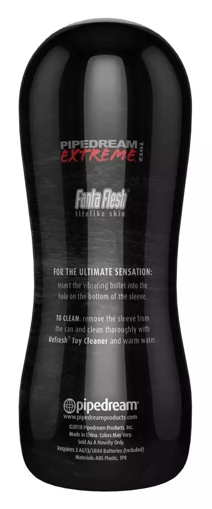 PDX Elite Vibrating Pussy Stroker Hautfarben hell/Schwarz
