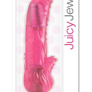 Juicy Jewels Vibrator - Groß, mächtig und wasserdicht Pink transparent