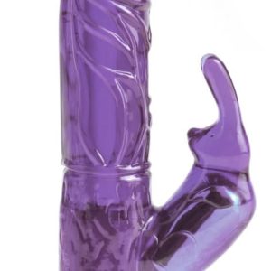 Wall Banger Deluxe Bunny Purpl - Rabbitvibrator mit Multispeed-Vibration, Saugfuß, Strap-on-kompatibel Lila/Schwarz