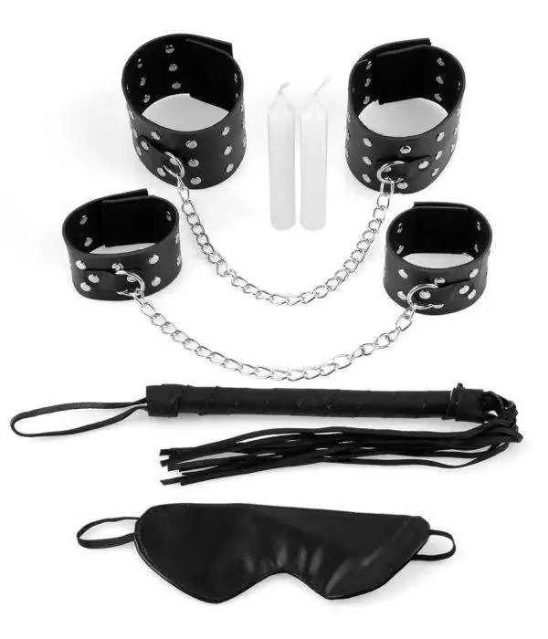 Fetish Fantasy Series - Bondage Kit für Einsteiger Schwarz/Silber Fetish Fantasy Series - Bondage Kit für Einsteiger Schwarz/Silber