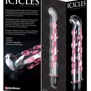 Icicles No. 19 Clear/Pink