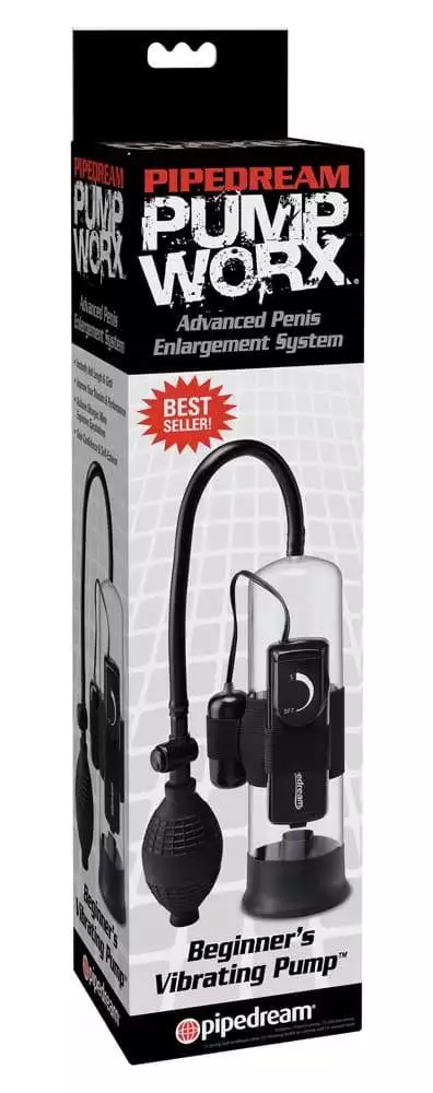 Pump Worx Transparente Vibrationspumpe Transparent/Schwarz