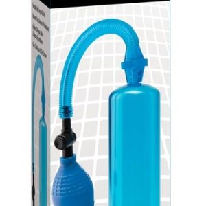 Pump Worx Penispumpe Transparent - Effektives Potenz-Training Blau