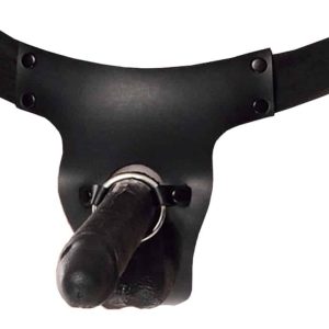 Fetish Fantasy Series - Natürlicher hohler Strap-On Hautfarben dunkel/Schwarz