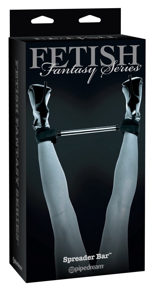 Fetish Fantasy Spreizstange - Fußfesseln & Karabiner Silber/Schwarz