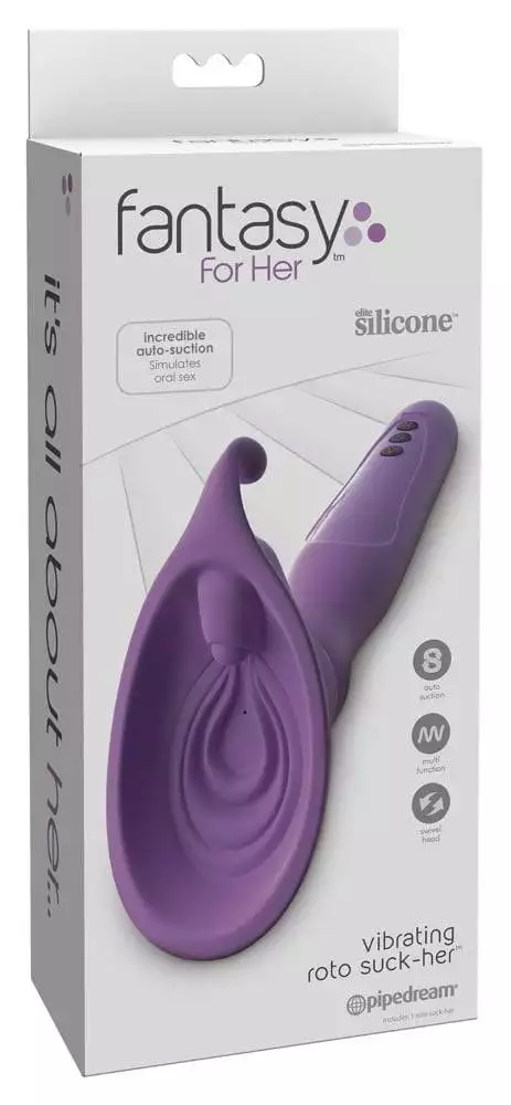 05443290000_verp Fantasy For Her - Vibrating Roto Suck-Her: Vagina-Saugschale mit Vibration (7 Modi)