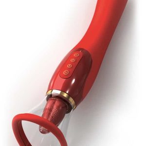 Fantasy For Her - Ultimate Pleasure Holi: 3-in-1 Vibrator rot/gold