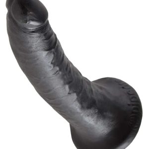 King Cock Naturdildo mit Saugfuß - 7 Inch Dark