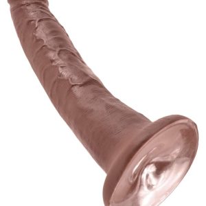 King Cock Naturdildo mit Saugfuß - 7 Inch Brown